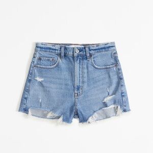 Abercrombie Mom Short High Rise Denim Shorts, NWT, Size 29